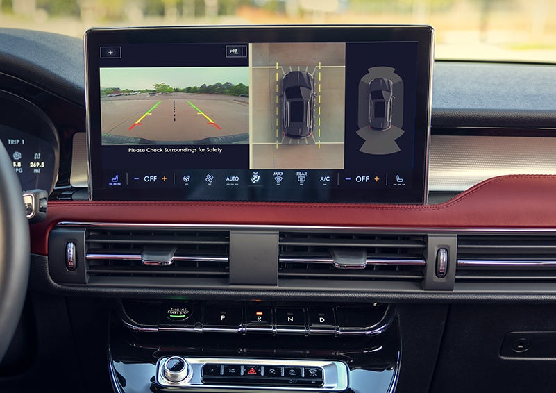 The large center touchscreen of a 2024 Lincoln Corsair® SUV is shown. | Crossroads Lincoln of Southern Pines in Southern Pines NC
