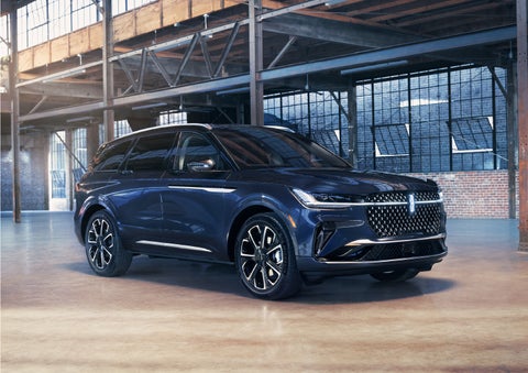 A 2024 Lincoln Nautilus® SUV is parked in an industrial space. | Crossroads Lincoln of Southern Pines in Southern Pines NC